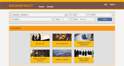Desktop Screenshot of ezconstruct.com